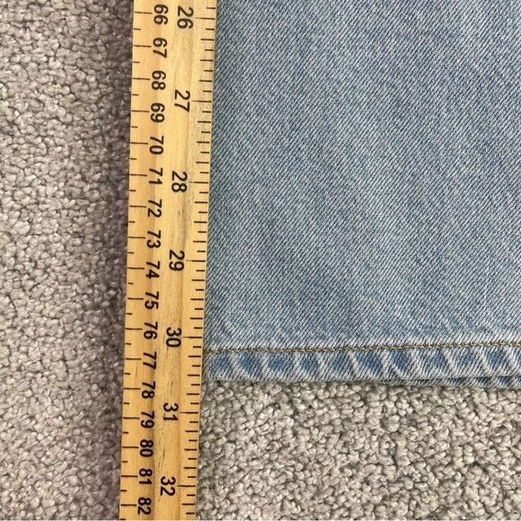 AGOLDE Minka Wide Leg Cargo Jeans Women’s 25 Blue High Rise Organic Cotton - Picture 13 of 15